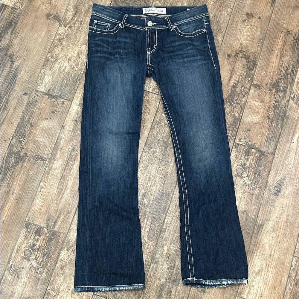 BKE Dark Indigo Boot Cut Jeans